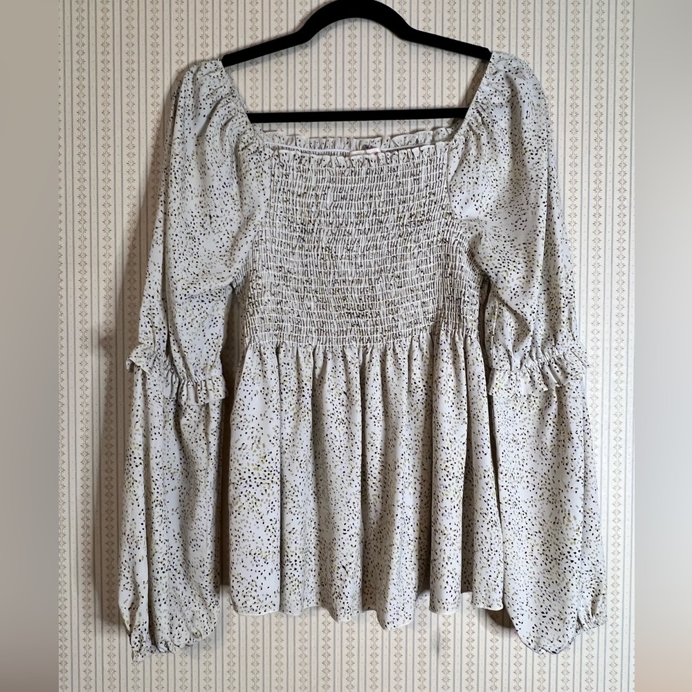 Boutique Polka Dot Blouse